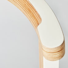 Bicolor natural/blanco