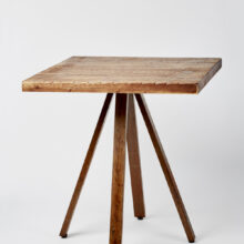 Table Astra 461 rouille + Plateau de table Pin rouille