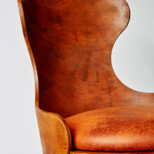 Chaise Ninette rouille + Petit Vacarello Ocre