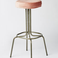 Stool Miu 1BB + Velvet Plus 9 pink