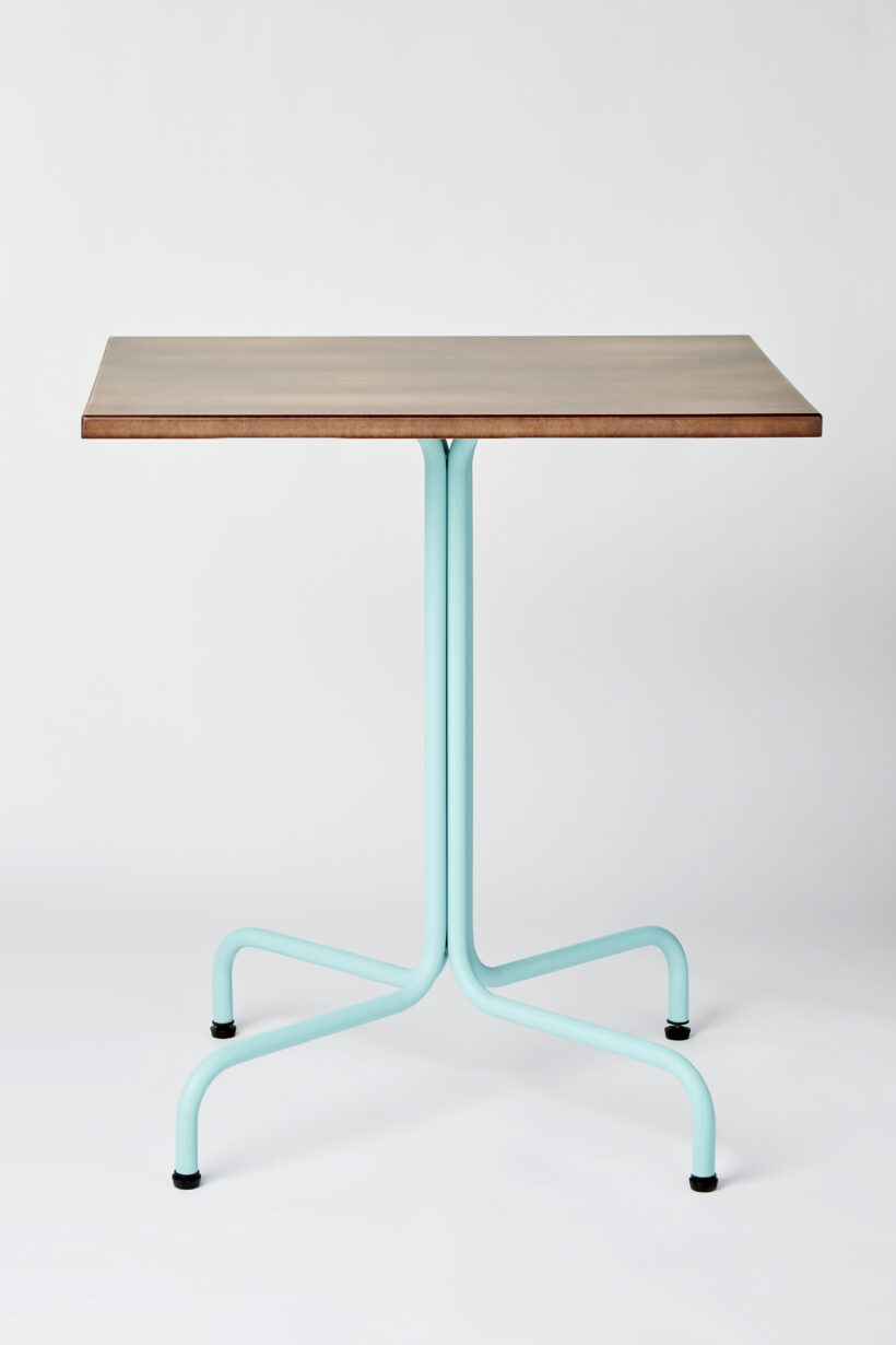 Table Miu74 16PL + Tabletop MDF 5MB Walnut aged
